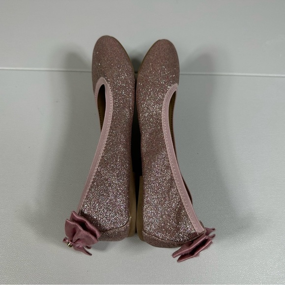 Sam Edelman Felizia Esmeralda Glitter Bow Ballet Flats - Picture 4 of 8